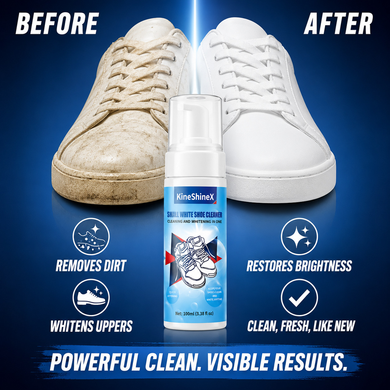 Sneaker Care Products - Gihen Shoe Cleaner Kits Water-Free Foam