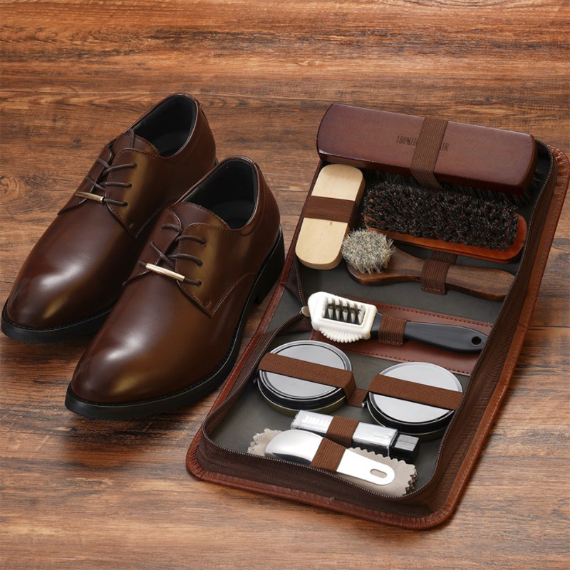 HorseHair Shoe Brush Set Leath - Sneaker Care Products recension och pris