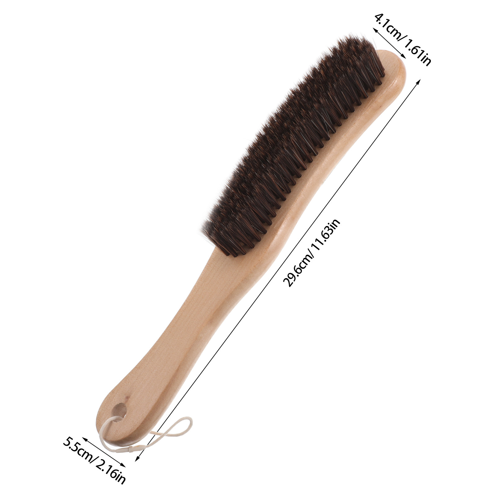 Wood Shoe Brush Soft Bristle L - Sneaker Cleaner recension och pris