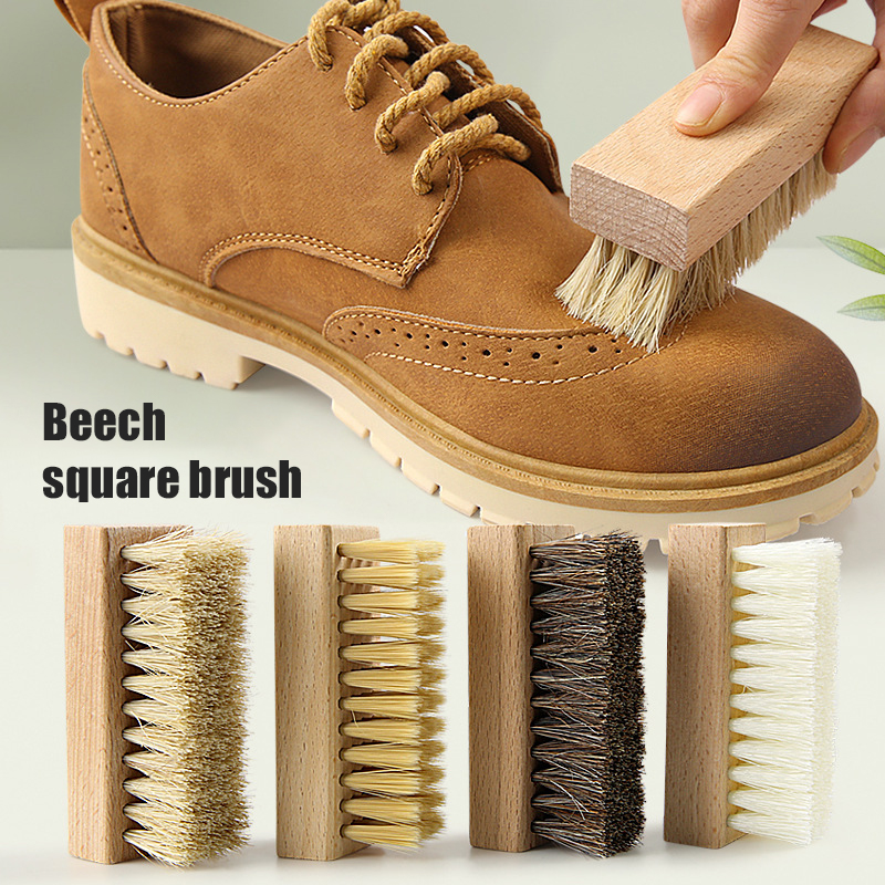 1PC Pig Bristles Shoe Brush Fo - Sneaker Cleaning Kit recension och pris