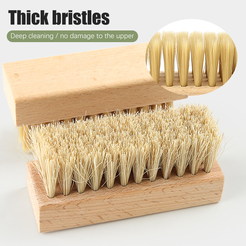 1PC Pig Bristles Shoe Brush Fo - Sneaker Cleaning Kit recension och pris